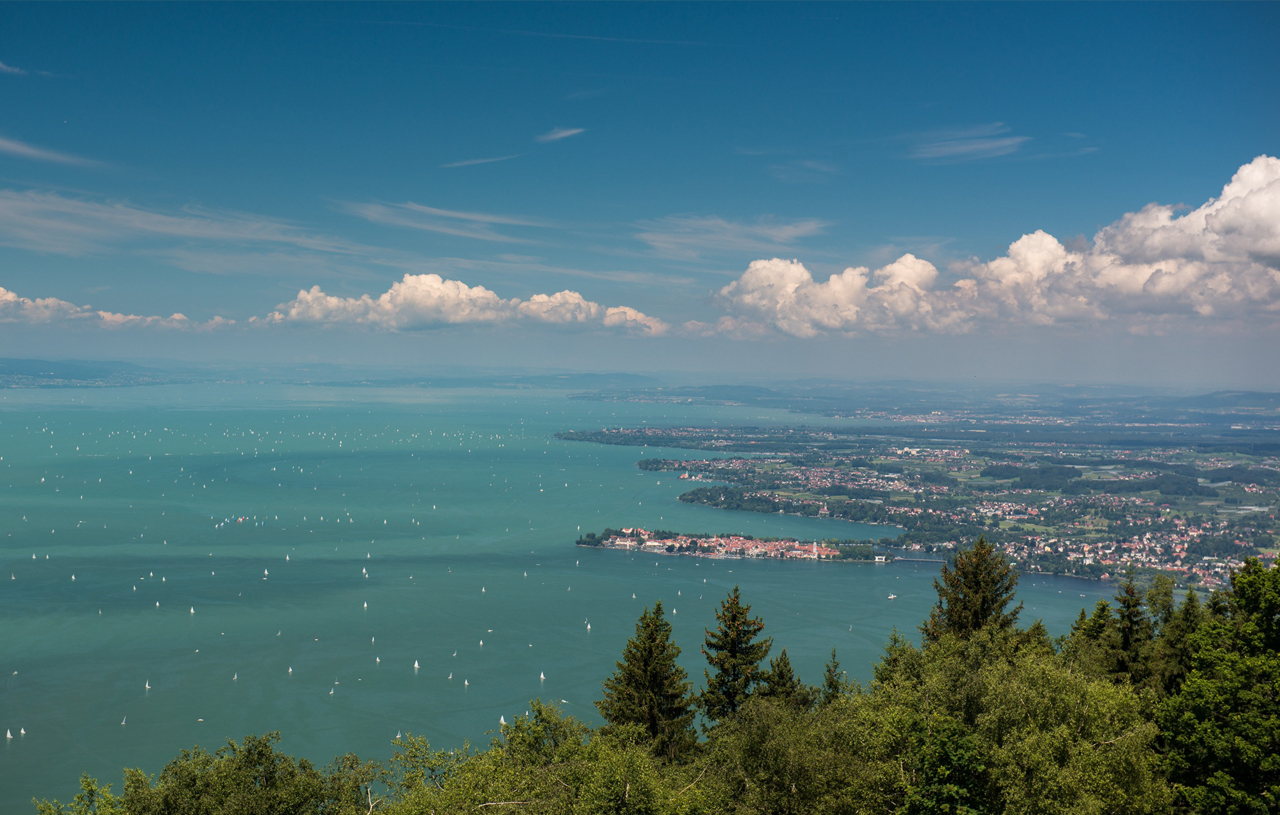 Segelschiffe auf dem Bodensee