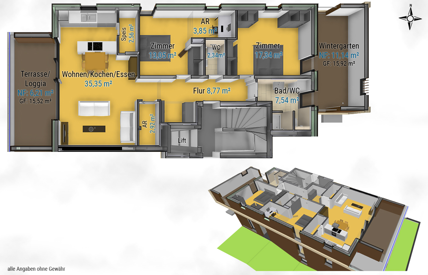 Grundriss Suite Tatra